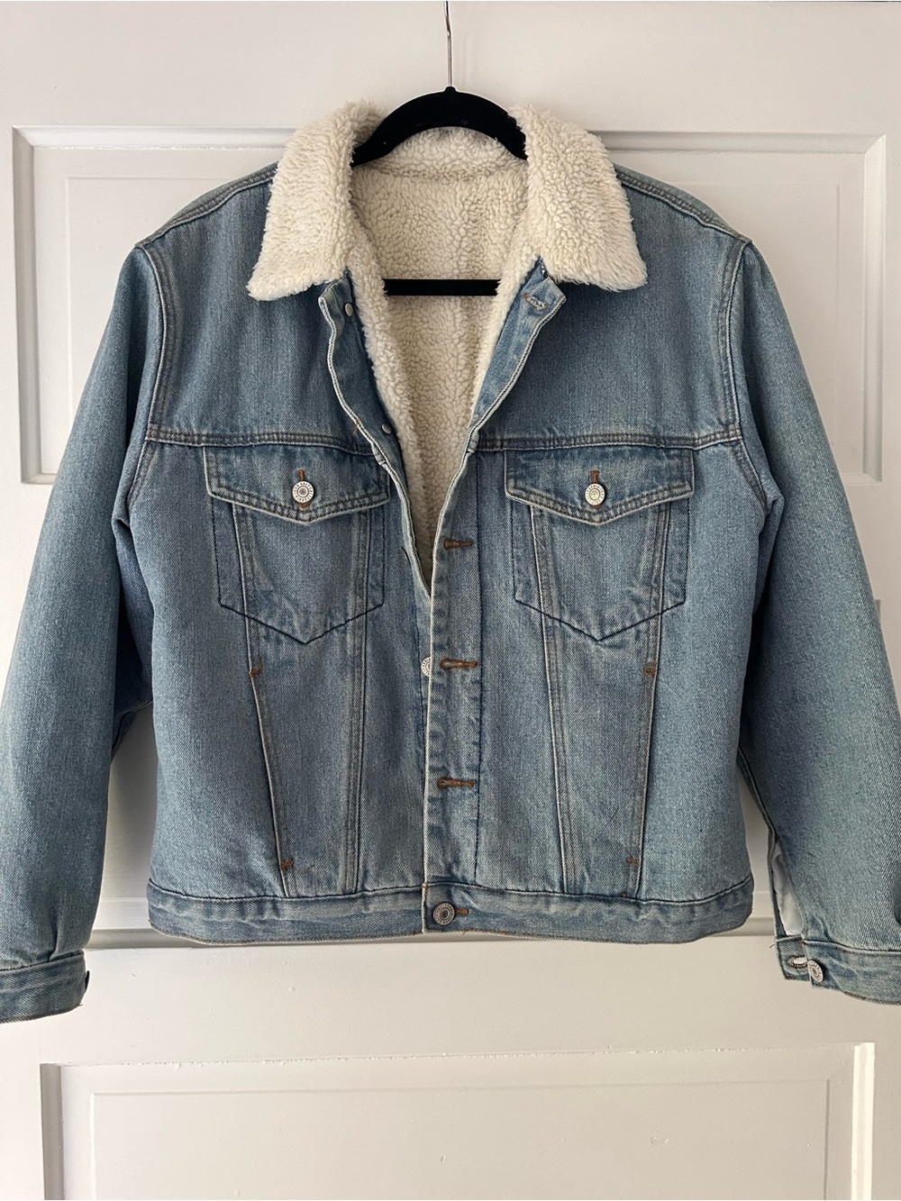 Brandy Melville John Galt fleece lined jean jacket
